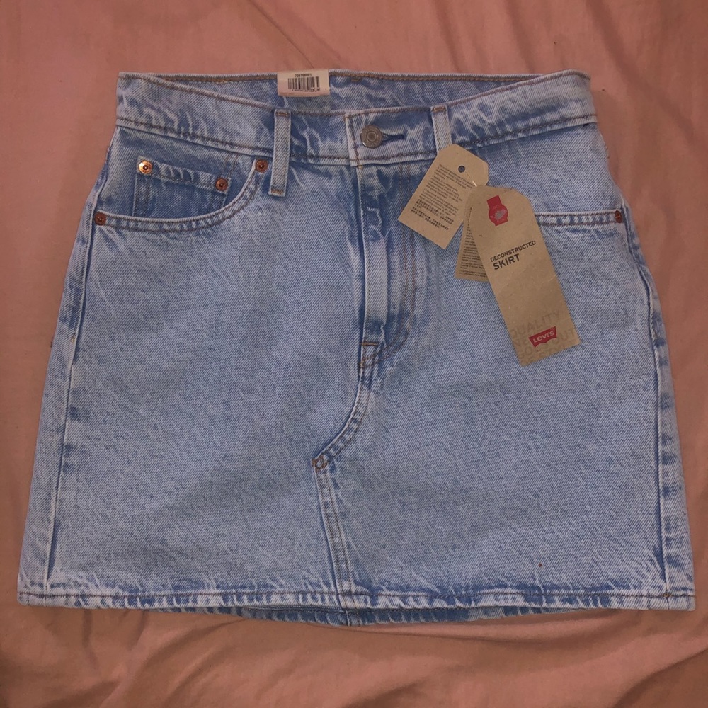 Levi’s Denim Deconstructed Skirt